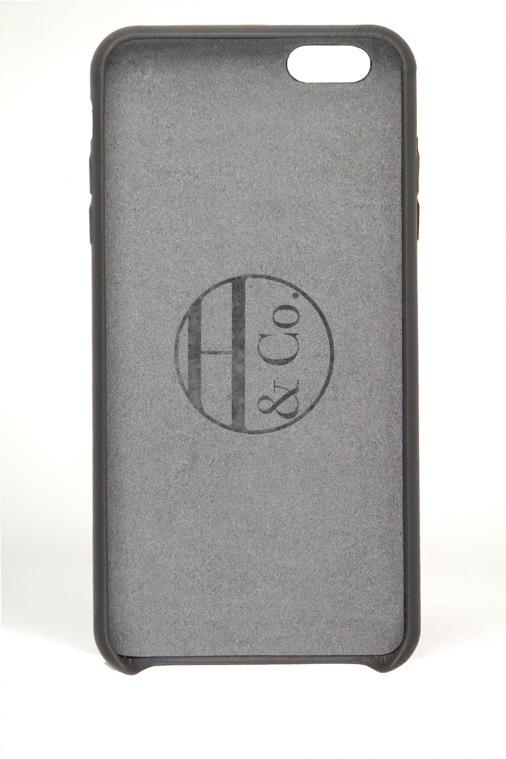 iPhone 6 Plus Case, Grey Leather