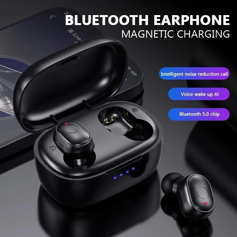 NNEDSZ Waterproof Mini Touch-Control Bluetooth Earphones With Noise Cancelling
